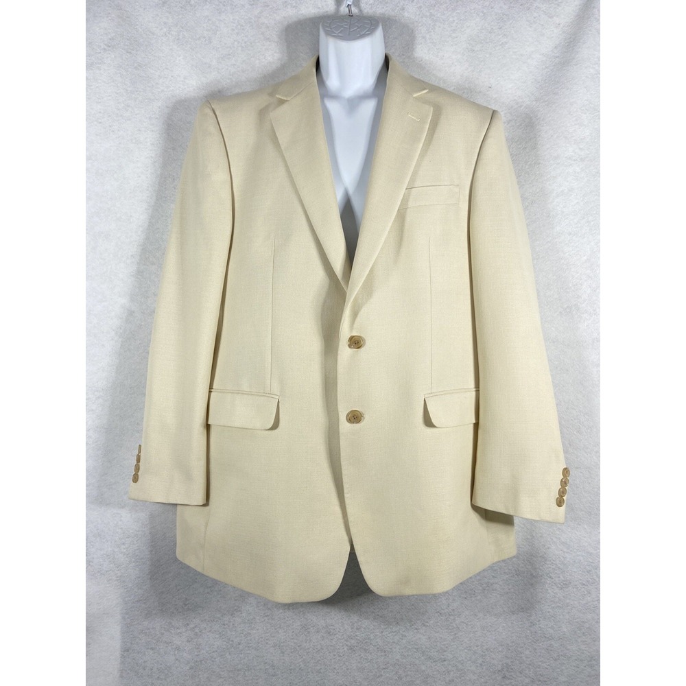 Lauren Ralph Lauren Blazer Men's 44L Beige Jacket Sport Coat